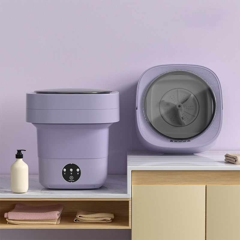 Mini Foldable Washing Machine Portable Mini Socks Underwear Panties Washing Machine Big Capacity 3 Models with Spinning Dry Gadgets