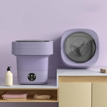Mini Foldable Washing Machine Portable Mini Socks Underwear Panties Washing Machine Big Capacity 3 Models with Spinning Dry Gadgets