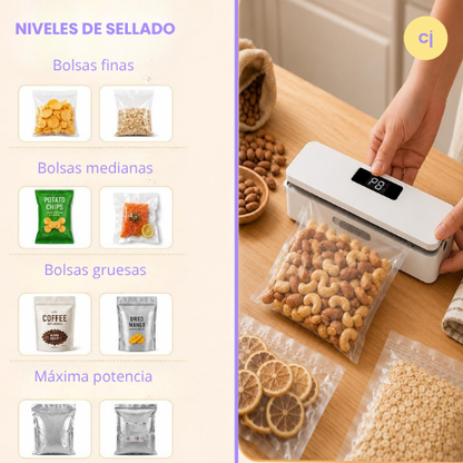Sellador de Bolsas 3 en 1 - CLAVIRO Mini Seal™