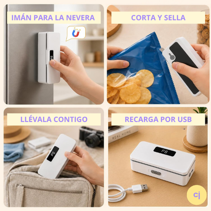 Sellador de Bolsas 3 en 1 - CLAVIRO Mini Seal™