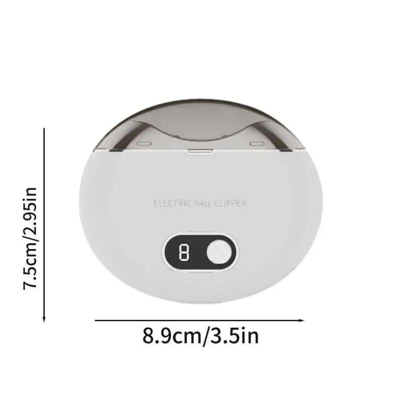 2 in 1 Electric Nail Clipper Cutter 3 Speed Low Noice